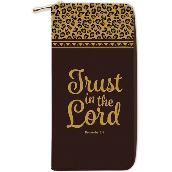 African American Expressions Long Clutch Wallet | Trust In The Lord - Picture 1 of 2